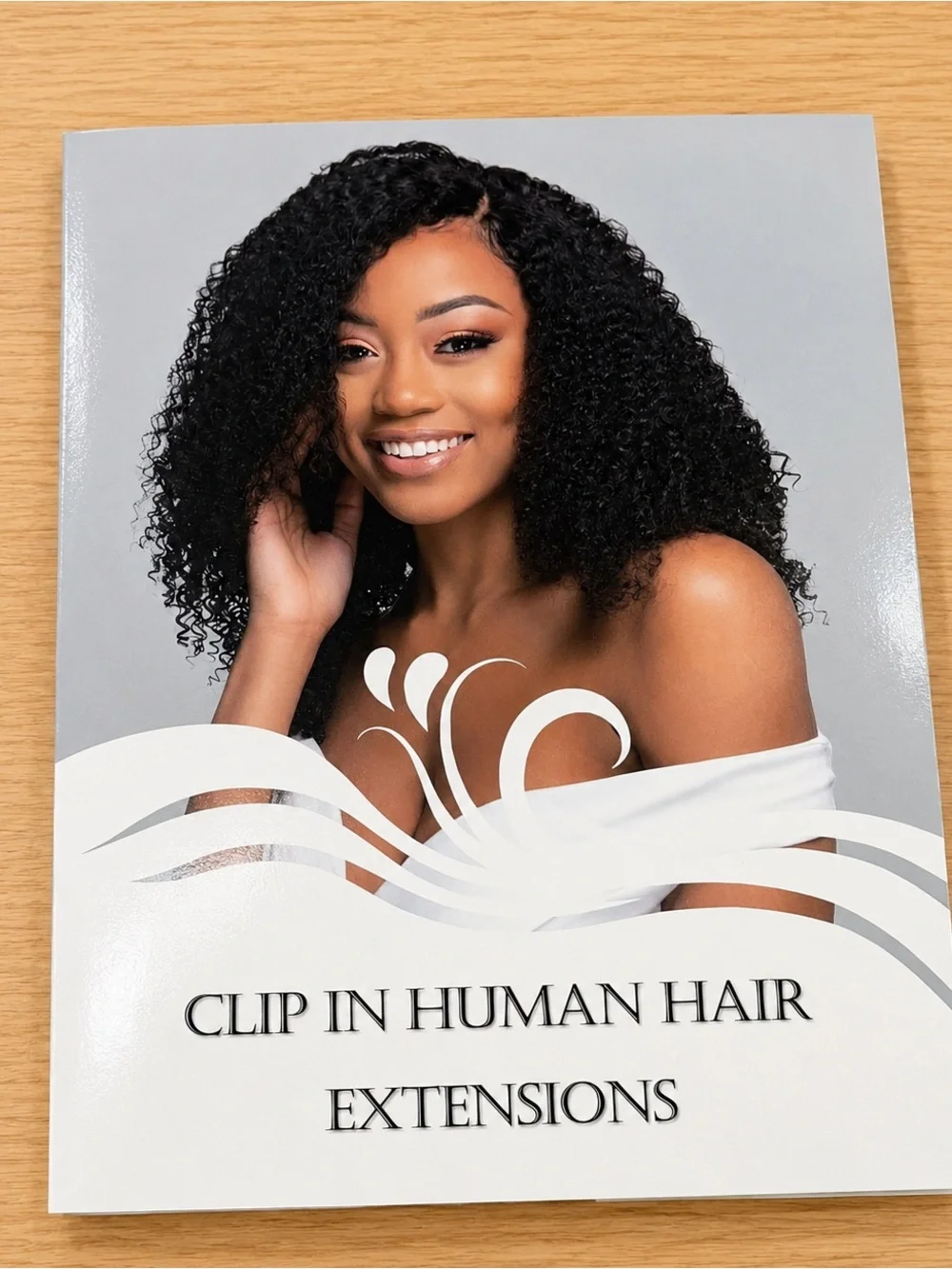 NWT - 20” Kinky Curly Clip-In Human Hair Extensions P4/27 | 7 Piece Set